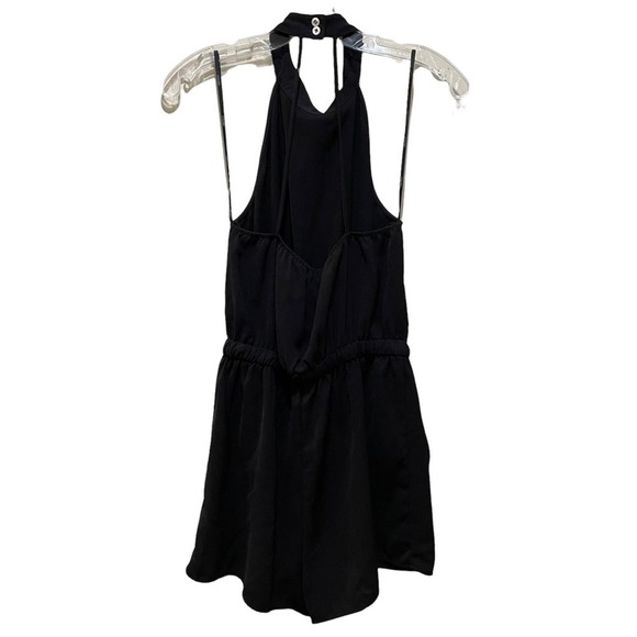 Forever 21 Choker Sleeveless Romper Black Size Medium - Picture 8 of 8